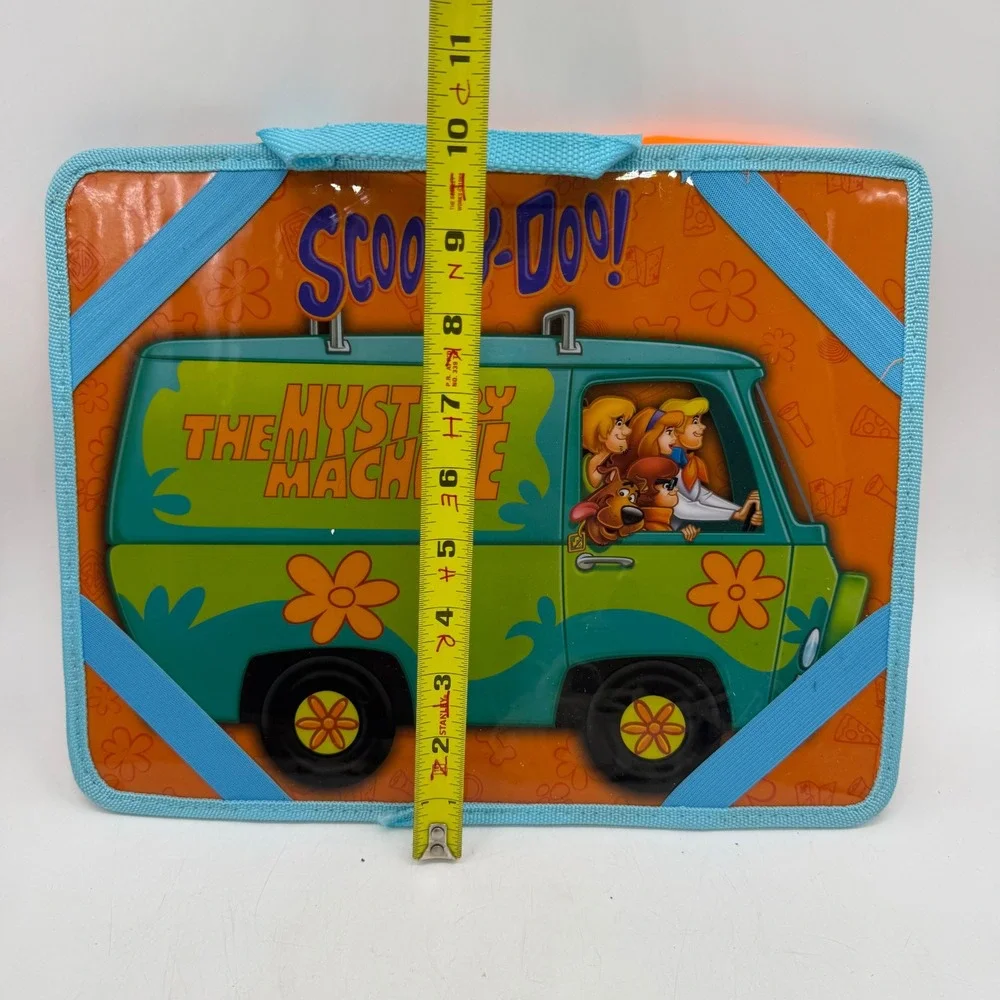 Scooby-Doo Travel Lap Desk Mystery Machine Orange Blue Activity Station Rare